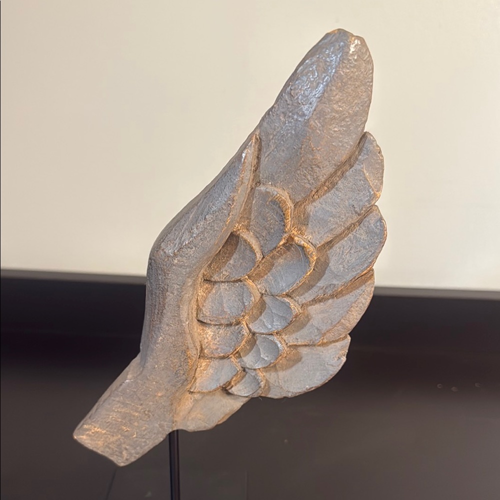 Silver Wing Sculpture - Picture 2 of 7